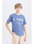 Erkek Çocuk Bisiklet Yaka Baskılı Kısa Kollu Tişört D9259A825SM 3