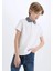 Erkek Çocuk Polo Yaka Basic Düz Kısa Kollu Tişört D9254A825SM 4