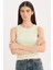 Slim Fit Dar Kesim Halter Yaka Basic Düz Fitilli Kaşkorsel Atlet A8859AX25SP 1