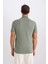 Slim Fit Dar Kesim Polo Yaka Kısa Kollu Pamuklu Modal Karışımlı Basic Düz Tişört M6609AZ25SP 5