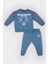 Erkek Bebek 2'li Takım Baskılı Sweatshirt Beli Lastikli Eşofman Altı D7922A525SP 1