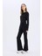 Coool Flare Fit Esnek Belli İspanyol Paça Ribana Pantolon E0628AX25SP 3