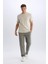%100 Pamuk Regular Fit Normal Kesim Yazlık Jogger Pantolon D1045AX25SP 2