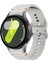 Samsung Galaxy Watch 4 5 6 7 Fe 40 40 44 Classic 42 43 46 47 mm Uyumlu Kavisli Silikon Kordon 1