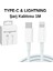 Apple iPhone Uyumlu Hızlı Şarj Kablosu 11-12-13 - 14 Pro/Max (Lightning USB C Lightning )1Metre MessPower Mağazası 1