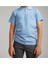 Mavi Polo Yaka Lakost T-Shirt Kısa Kollu Okul Tişörtü 1