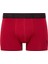 Erkek Bordo-Lacivert-Siyah 3 Lü Boxer 3