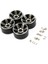 Adet Axial Car 1.9-Inç Ağırlıklı Metal Lastik Kilidi Tekerlek Göbeği Siyah (Yurt Dışından) 1