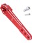 Alüminyum Genişletilmiş Direksiyon Servo Rc Araba Scx10 Rc Oyuncak Parçaları Kırmızı (Yurt Dışından) 2