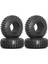 4pcs 1.9 Inç Evrensel Tırmanma Lastiği 106MM Kaya Arazi Lastiği 1/10 Rc Crıl. (Yurt Dışından) 8