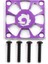 Soğutma Fanı Kapağı 30X30Mm Rc Motor Elektrikli Regülatör Fanı Mor (Yurt Dışından) 1