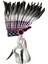 Tüy Başlık Şapkalar Hint Bandı American Chief Indian (Yurt Dışından) 4