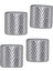 4 Parça Metal Ses Kontrol Düğmesi Elektro Gitar Bas Argent (Yurt Dışından) 3