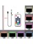 1 Set LED Şerit Işık Esnek 5050 Rgb USB Tv Arkaplanı 17 Tuşlu Rf Uzaktan Kumanda 2m Su Geçirmez (Yurt Dışından) 2