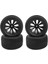 4 Adet 90MM Kauçuk Lastik Tekerlek 144001 124019 12428 104001 16889 SG1601 Rc Araba Yükseltme Parçaları (Yurt Dışından) 1