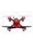 X11C Rc Quadcopter Kamera ve LED Işıklarla - Kırmızı (Yurt Dışından) 1