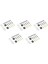 5x Metal Servo Sabit Montaj Braketi Kiti B14 B16 B36 C24 C34 1/16 Rc Kamyon Araba Yükseltme Parçaları Aksesuarları, Siyah (Yurt Dışından) 1