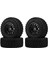 12MM Altıgen Tekerlekler Lastikler Köpük Eklentilerle Set 1/10 Rc Kısa Mesafe Kamyon Uyumlu Slash 2WD (Yurt Dışından) 2