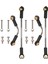 B14 B24 B16 B36 C14 C24 C44 1/16 Rc Araba Aksesuarları Için 2 Set Direksiyon Çekme Çubuğu Servo Yükseltme Parçaları (Yurt Dışından) 1
