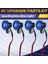 LED Işıklar Farlar Spot -4 Trx6 Eksenel SCX10 SCX24 1/10 1/24 Rc Araba Kamyon Dekorasyon Parçaları 4led A (Yurt Dışından) 4