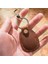Airtags Koruyucu Kılıf Retro Yüksek Kaliteli Bordo Deri Anahtarlık (Yurt Dışından) 3