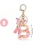 B Tipi Moda Pembe Harfli Anahtarlık Kelebek Anahtarlık (Yurt Dışından) 2