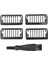 5 Paket 1 2 3 5mm Kılavuz Tarak Kesim Için, QP210/50 Qp 220 2523 2520 2527 6520 (Yurt Dışından) 1