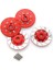 Adet Metal Fren Diski Jant Kutusu Altıgen Adaptör 12MM 1/10 D4 Yol Yarışı Rc Araba Parçaları, Kırmızı (Yurt Dışından) 1