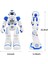 Çocuklar Için Uzaktan Kumandalı Robot, Kızılötesi Denetleyici Oyuncaklarla Akıllı Programlanabilir Robot, Dans, Şarkı Söyleme, Ay Yürüyüşü ve LED Gözler, Hareket Algılama (Yurt Dışından) 3