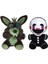Phantom Foxy ve Kukla Peluş Oyuncak Seti Doldurulmuş Hayvan Çocuk Fan Yapımı Peluşlar Erkek Kız Için Peluş Hediye 2 Adet (Yurt Dışından) 1