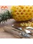01 Çilek Soyucu Klipler Meyve Soyucu Ananas Tart Dilimleme Kesici Paslanmaz Çelik Mutfak Bıçağı Alet Ananas Dilimleme Klipleri (Yurt Dışından) 4