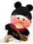 Kahve Ördek 30 cm Küçük Sarı Ördek Sevimli Yastık Peluş Gözlük ve Giysi Oyuncak (Yurt Dışından) 1