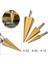 Hss Kademeli Matkap Ucu 3'lü Set, 4-12MM 4-20MM 4-32MM Konik Titanyum Ahşap Metal Delik Kesici Altıgen Şaft Tahrikli Hızlı Değiştirme Aleti (Yurt Dışından) 3