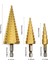 Hss Kademeli Matkap Ucu 3'lü Set, 4-12MM 4-20MM 4-32MM Konik Titanyum Ahşap Metal Delik Kesici Altıgen Şaft Tahrikli Hızlı Değiştirme Aleti (Yurt Dışından) 4