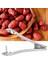 2 Adet 2 Adet Kiraz Pitter Araçları Gıda Sınıfı Yeniden Kullanılabilir Ergonomik Sap Paslanmaz Paslanmaz Çelik Meyve Çukur Sökücü Kiraz Oyma Makinesi Mutfak (Yurt Dışından) 2
