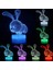 Paskalya Gece Lambası Gece Lambası Renkli LED Gece Lambası USB Işık Hediye (Yurt Dışından) 2