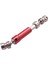 Metal Arka Tahrik Mili Cvd Wltoys 12428 12423 1/12 Rc Araba Paletli Kısa Kulvar Kamyon Yükseltme Hop-Up Parçaları, Kırmızı (Yurt Dışından) 2