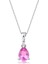 1.33 Karat Pırlanta Pembe Safir Kolye 1