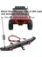 Metal Arka Tampon ile LED Işık Anten Kuyruk Kancası 1:10 Rc Paletli Araba Traxxas Trx4 Eksenel SCX10 90046 (Yurt Dışından) 5