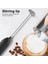 Kahve Süt Köpürtücü El Mikseri Köpürtücü Kahve Makinesi Yumurta Çırpıcı Çikolata/cappuccino Karıştırıcı Mini Taşınabilir Blender Mutfak Çırpma Aracı (Yurt Dışından) 3