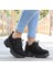 Mp 251-305ZN Siyah Kalın Taban Kadın Sneaker Spor Ayakkabı 1