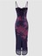 ROSEN DRESS - ÇİÇEK BASKILI ASTARLI MİDİ ELBİSE 2