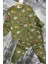 Erkek Çocuk Üzerinde Fil ve Papağan Digital Baskılı Yeşil Pijama Takımı 4