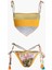 Çiçek Baskılı Bandana Kesim Bikini 2