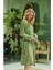 Nisha Yeşil Viscose Kimono 2