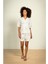 Flora Beyaz Viscose Bluz 4