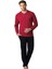 Damat Çeyiz Bordo Pijama Çamaşır Set Takım 2000 1