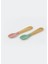 2'li Organik Bambu Kaşık Seti - Green/pink 1073667 2