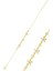 Gümüş Altın Yaldızlı Zirkon Taşlı Lotus Çiçeği Bileklik SGTL12718GOLD 1