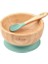 Vakum Tabanlı Organik Bambu Kase Seti - Green 1073599 1
